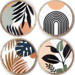 5 PCS Circle Wall Painting